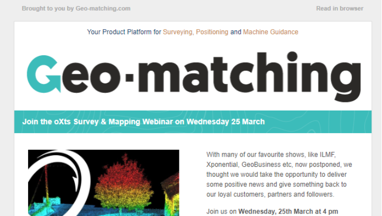 How Geo-matching Supported OxTS with Webinar Registrations
