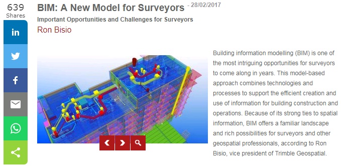 BIM: A New Model for Surveyors
